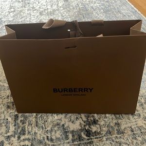 Burberry bag. Small. About 6x12 inches.